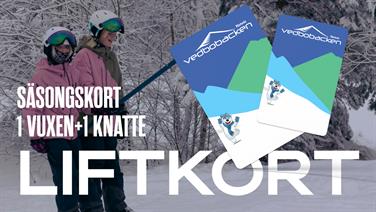 Bild för: Alpin - Säsongskort - 1 Vuxen 1 Fri knatte